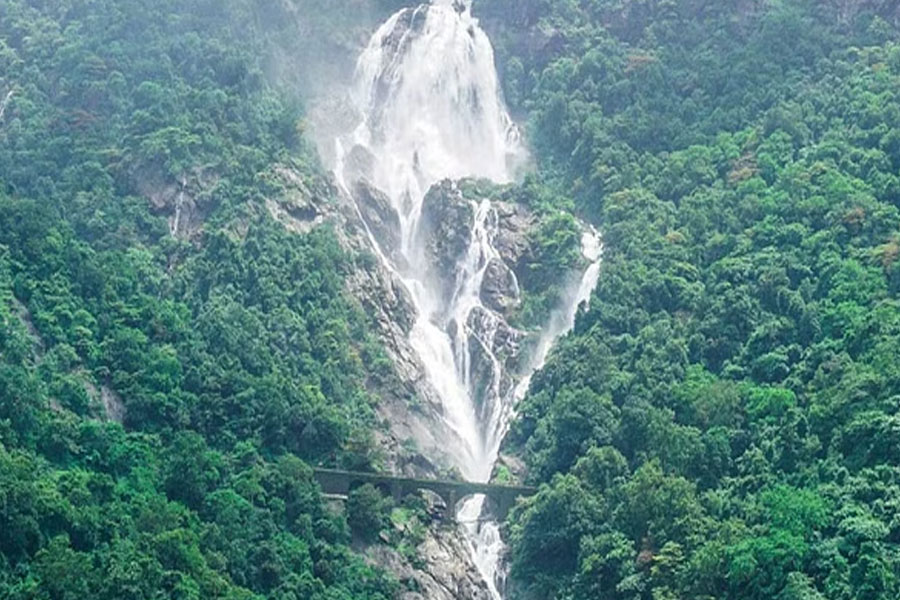 Dudhsagar-Waterfalls--A-Natural-Wonder