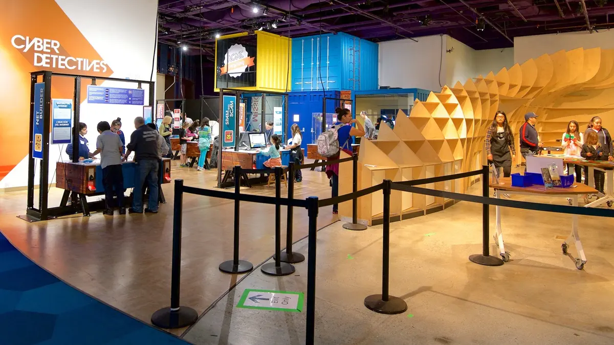 The Tech Museum exhibits and displays